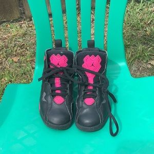 Jordan girls flight hightop sneakers.